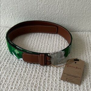 LIMITED EDITION: LA PLANTA WOVEN BELT Handmade in Mexico Genuine Leather